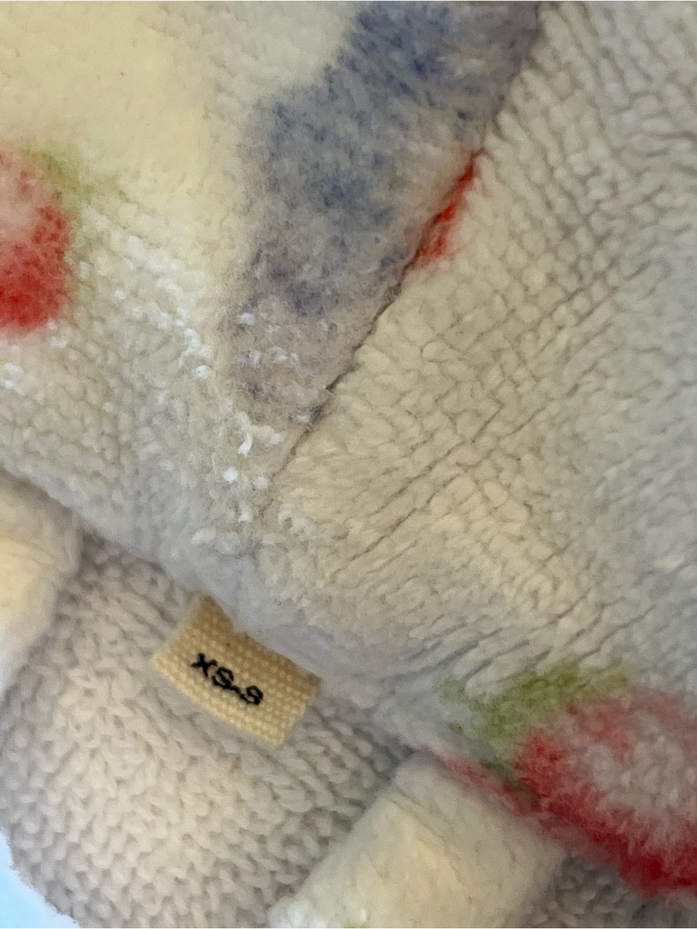 Djerf Avenue Summer Berries Print Terry Robe Organic Cotton Bathrobe SMALL - Picture 9 of 9